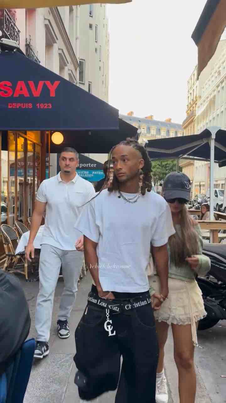 Jaden Smith and his new girlfriend in Paris